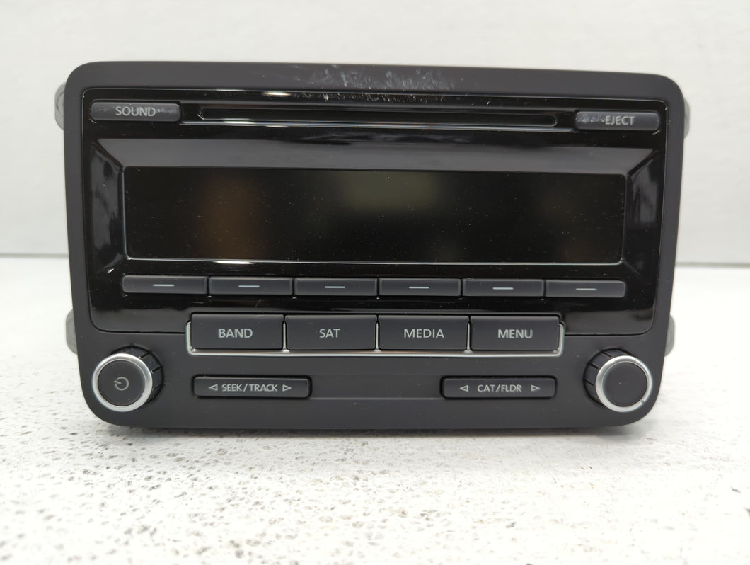 2014 Volkswagen Jetta Radio AM FM Cd Player Receiver Replacement P/N:1K0035164F Fits 2013 2015 OEM Used Auto Parts