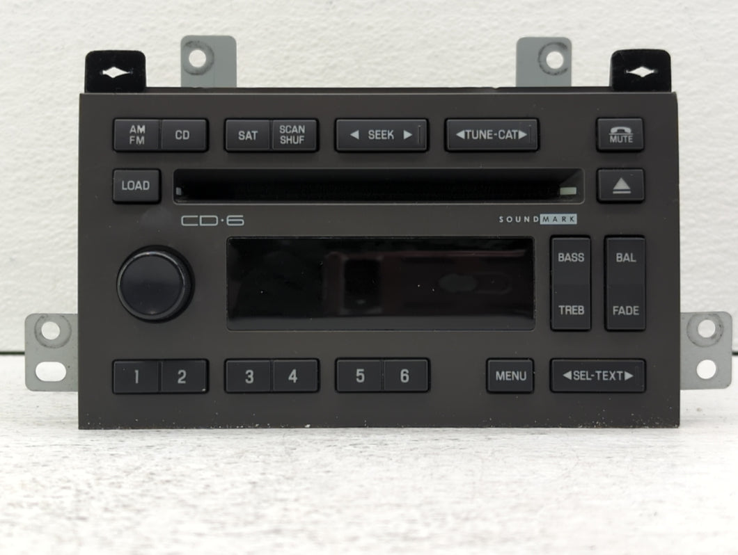 2006 Lincoln Mkx Radio AM FM Cd Player Receiver Replacement P/N:6W1T-18C815-AA Fits OEM Used Auto Parts