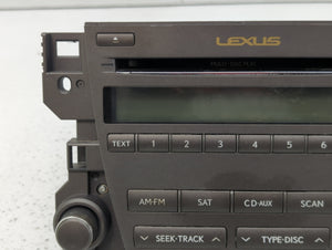 2010-2012 Lexus Es350 Radio AM FM Cd Player Receiver Replacement P/N:86431-33010 86805-53240 Fits 2010 2011 2012 OEM Used Auto Parts