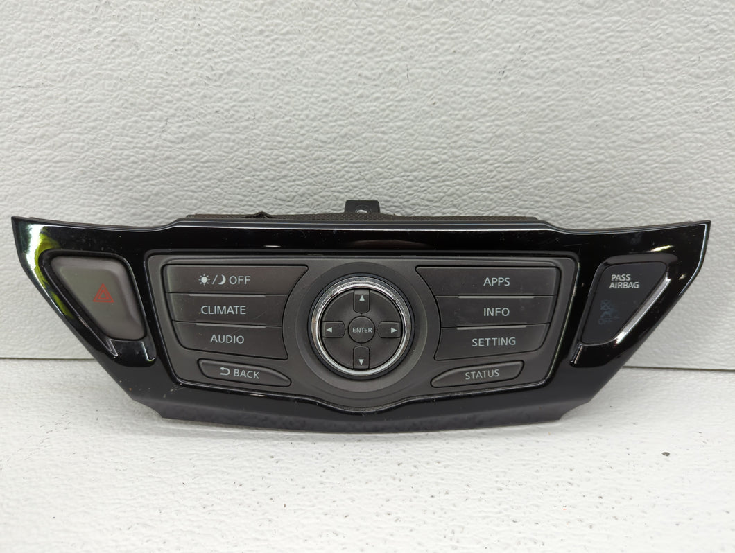 2013-2016 Nissan Pathfinder Climate Control Module Temperature AC/Heater Replacement P/N:9PJ0A 210260 27500 3KA2A Fits OEM Used Auto Parts