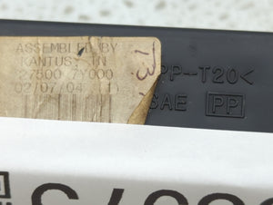 2004-2006 Nissan Maxima Climate Control Module Temperature AC/Heater Replacement P/N:27500 7Y000 27500 7Y010 Fits 2004 2005 2006 OEM Used Auto Parts