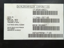 2005-2006 Chrysler 300 Radio AM FM Cd Player Receiver Replacement P/N:05064002AJ Fits 2005 2006 2007 2008 OEM Used Auto Parts