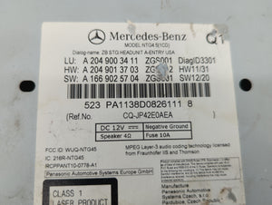 2013 Mercedes-Benz C300 Radio AM FM Cd Player Receiver Replacement P/N:2049003411 2049004911 Fits OEM Used Auto Parts