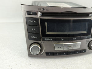 2012-2014 Subaru Legacy Radio AM FM Cd Player Receiver Replacement P/N:86201AJ61A Fits 2012 2013 2014 OEM Used Auto Parts