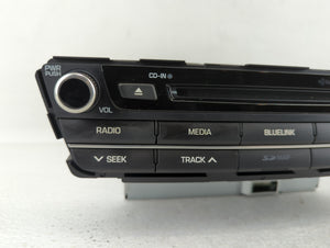 2015-2016 Hyundai Genesis Radio AM FM Cd Player Receiver Replacement P/N:96560-B14234X 96560-B14214X Fits 2015 2016 OEM Used Auto Parts