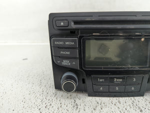 2012-2015 Hyundai Sonata Radio AM FM Cd Player Receiver Replacement P/N:96180-3Q600 Fits 2012 2013 2014 2015 OEM Used Auto Parts