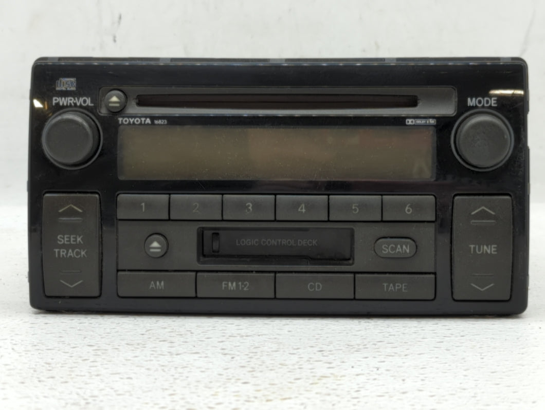 2002-2004 Toyota Camry Radio AM FM Cd Player Receiver Replacement P/N:86120-AA040 Fits 2002 2003 2004 OEM Used Auto Parts