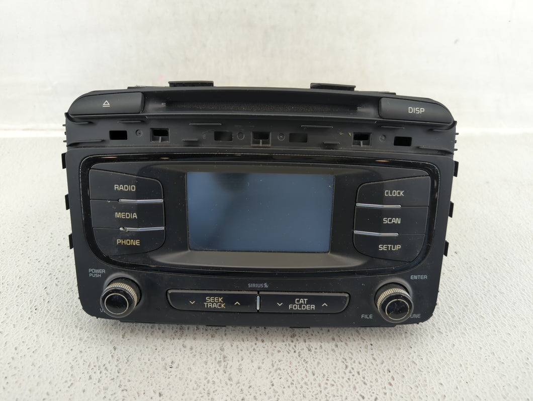 2016-2018 Kia Sorento Radio AM FM Cd Player Receiver Replacement P/N:96180-C6000WK Fits 2016 2017 2018 OEM Used Auto Parts