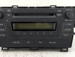 2010-2011 Toyota Prius Radio AM FM Cd Player Receiver Replacement Fits 2010 2011 OEM Used Auto Parts