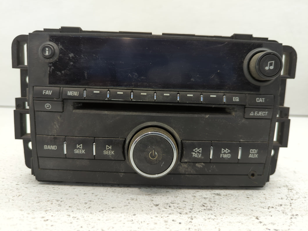 2006-2008 Chevrolet Impala Radio AM FM Cd Player Receiver Replacement P/N:25887147 15292725 Fits 2006 2007 2008 OEM Used Auto Parts