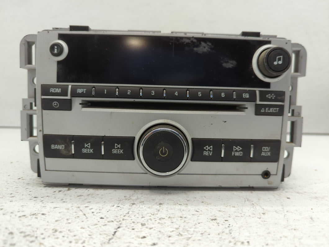 2008 Chevrolet Equinox Radio AM FM Cd Player Receiver Replacement P/N:25956995 25854783 Fits OEM Used Auto Parts