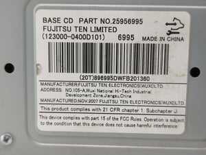 2008 Chevrolet Equinox Radio AM FM Cd Player Receiver Replacement P/N:25956995 25854783 Fits OEM Used Auto Parts