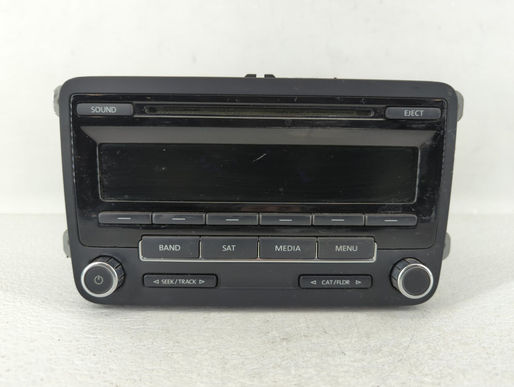 2011-2014 Volkswagen Jetta Radio AM FM Cd Player Receiver Replacement P/N:1K0 035 164 F Fits 2011 2012 2013 2014 2015 2016 OEM Used Auto Parts