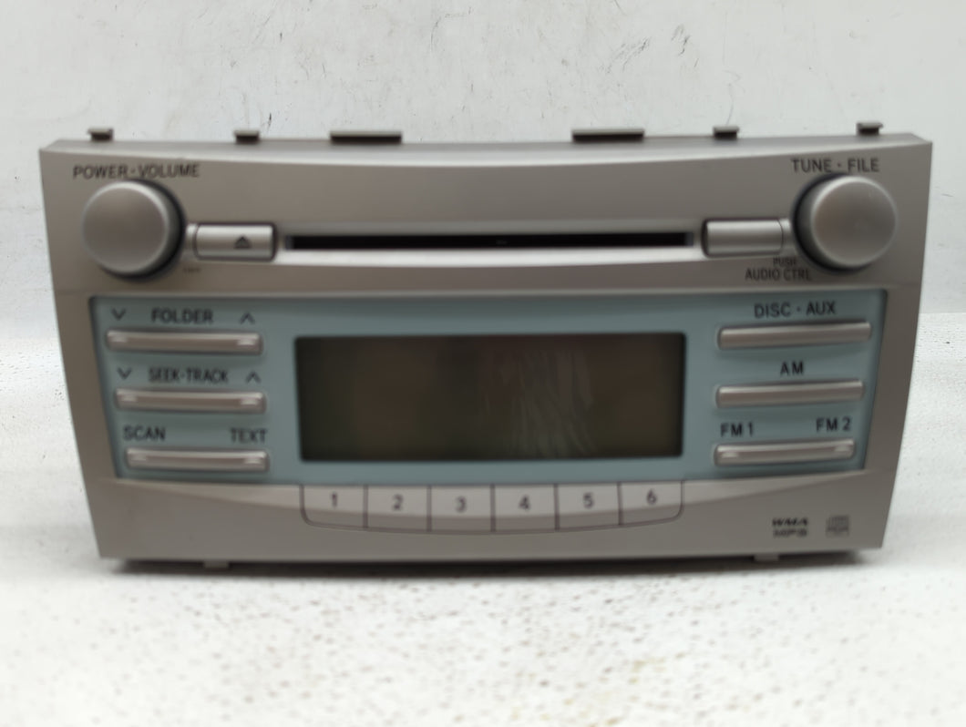 2007-2009 Toyota Camry Radio AM FM Cd Player Receiver Replacement P/N:86120-33890 Fits 2007 2008 2009 OEM Used Auto Parts