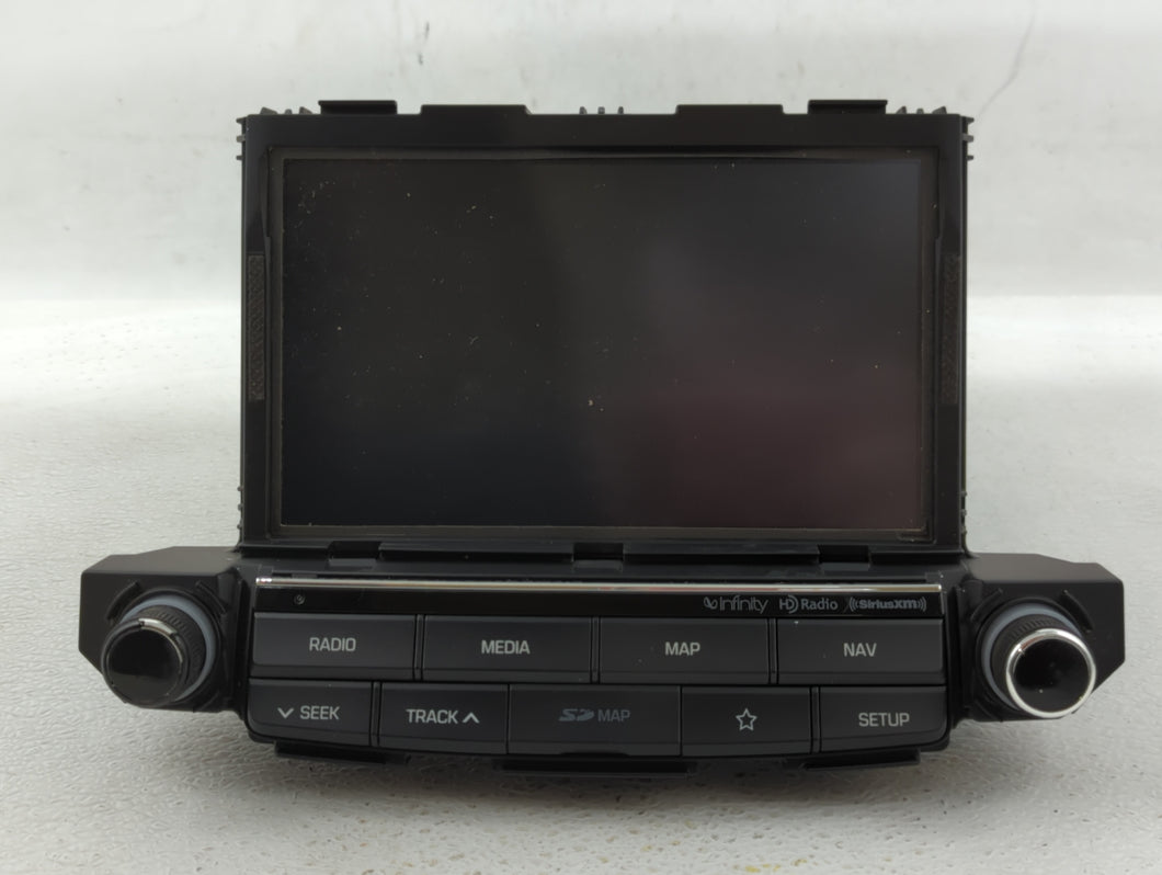 2017-2018 Hyundai Tucson Radio AM FM Cd Player Receiver Replacement P/N:96560-D33504X Fits 2017 2018 OEM Used Auto Parts