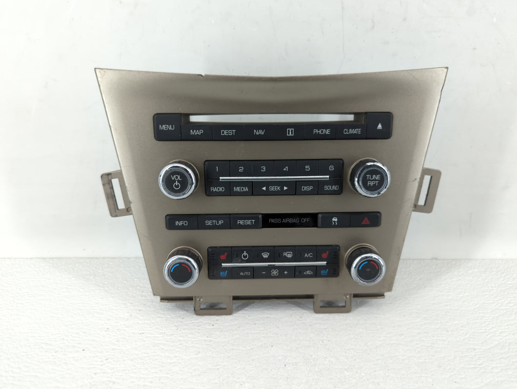 2011-2012 Lincoln Mkt Radio Control Panel