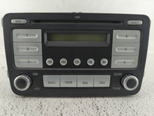 2010 Volkswagen Jetta Radio AM FM Cd Player Receiver Replacement P/N:1K0 035 180 1K0 035 161 D Fits 2011 OEM Used Auto Parts