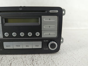 2010 Volkswagen Jetta Radio AM FM Cd Player Receiver Replacement P/N:1K0 035 180 1K0 035 161 D Fits 2011 OEM Used Auto Parts