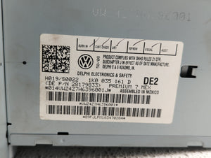 2010 Volkswagen Jetta Radio AM FM Cd Player Receiver Replacement P/N:1K0 035 180 1K0 035 161 D Fits 2011 OEM Used Auto Parts