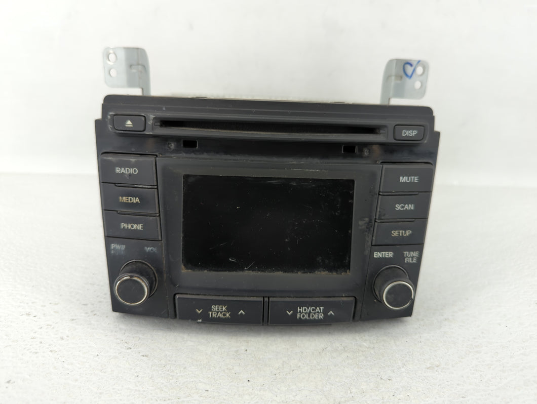 2012-2015 Hyundai Sonata Radio AM FM Cd Player Receiver Replacement P/N:96180-3Q8004X Fits 2012 2013 2014 2015 OEM Used Auto Parts