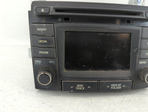 2012-2015 Hyundai Sonata Radio AM FM Cd Player Receiver Replacement P/N:96180-3Q8004X Fits 2012 2013 2014 2015 OEM Used Auto Parts