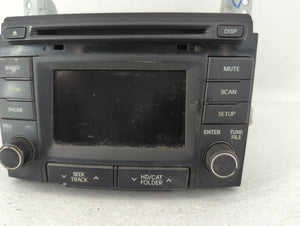 2012-2015 Hyundai Sonata Radio AM FM Cd Player Receiver Replacement P/N:96180-3Q8004X Fits 2012 2013 2014 2015 OEM Used Auto Parts