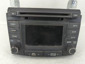 2012-2015 Hyundai Sonata Radio AM FM Cd Player Receiver Replacement P/N:96180-3Q8004X Fits 2012 2013 2014 2015 OEM Used Auto Parts