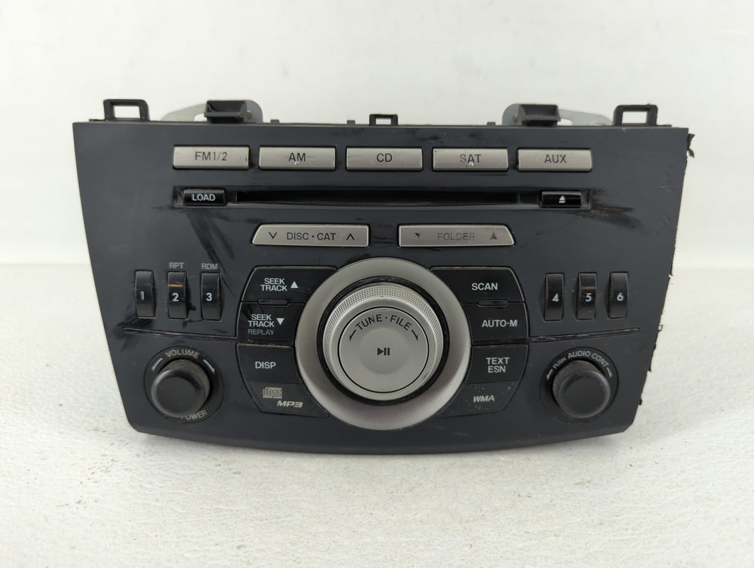 2011 Mazda 3 Radio AM FM Cd Player Receiver Replacement P/N:BBM5 66 AR0 Fits OEM Used Auto Parts