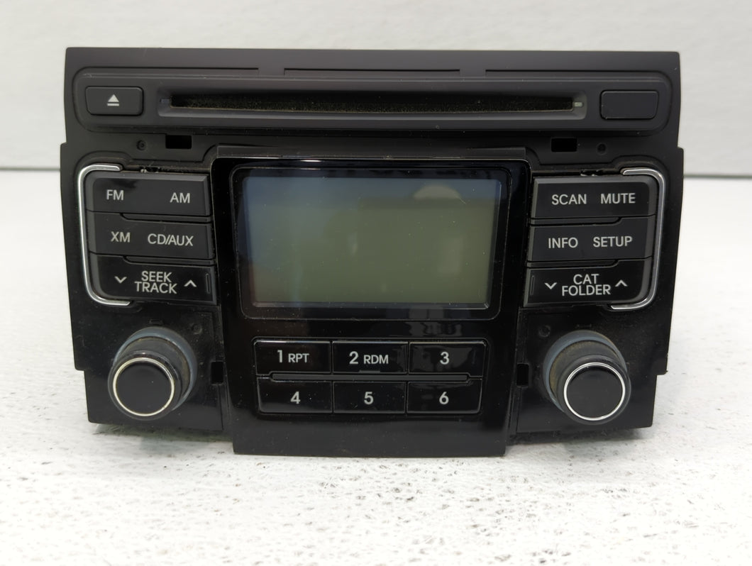 2011 Hyundai Sonata Radio AM FM Cd Player Receiver Replacement P/N:96180-3Q000 Fits OEM Used Auto Parts