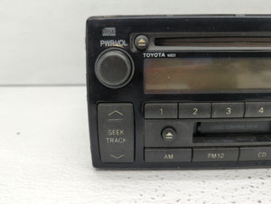 2002-2004 Toyota Camry Radio AM FM Cd Player Receiver Replacement P/N:86120-AA040 Fits 2002 2003 2004 OEM Used Auto Parts