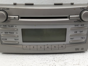 2010-2011 Toyota Camry Radio AM FM Cd Player Receiver Replacement P/N:86120-06480 Fits 2010 2011 OEM Used Auto Parts