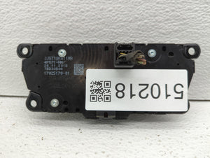 2017-2019 Ford Escape Radio Control Panel