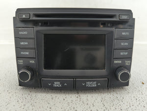 2012-2015 Hyundai Sonata Radio AM FM Cd Player Receiver Replacement P/N:96180-3Q8004X Fits 2012 2013 2014 2015 OEM Used Auto Parts