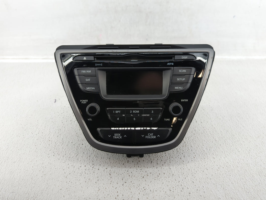 2014-2016 Hyundai Elantra Radio AM FM Cd Player Receiver Replacement P/N:96170-3X156GU Fits 2014 2015 2016 OEM Used Auto Parts