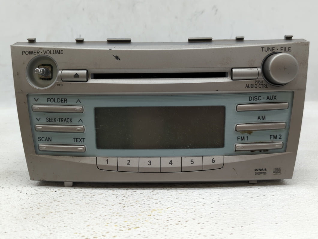 2007-2009 Toyota Camry Radio AM FM Cd Player Receiver Replacement P/N:86120-33890 Fits 2007 2008 2009 OEM Used Auto Parts