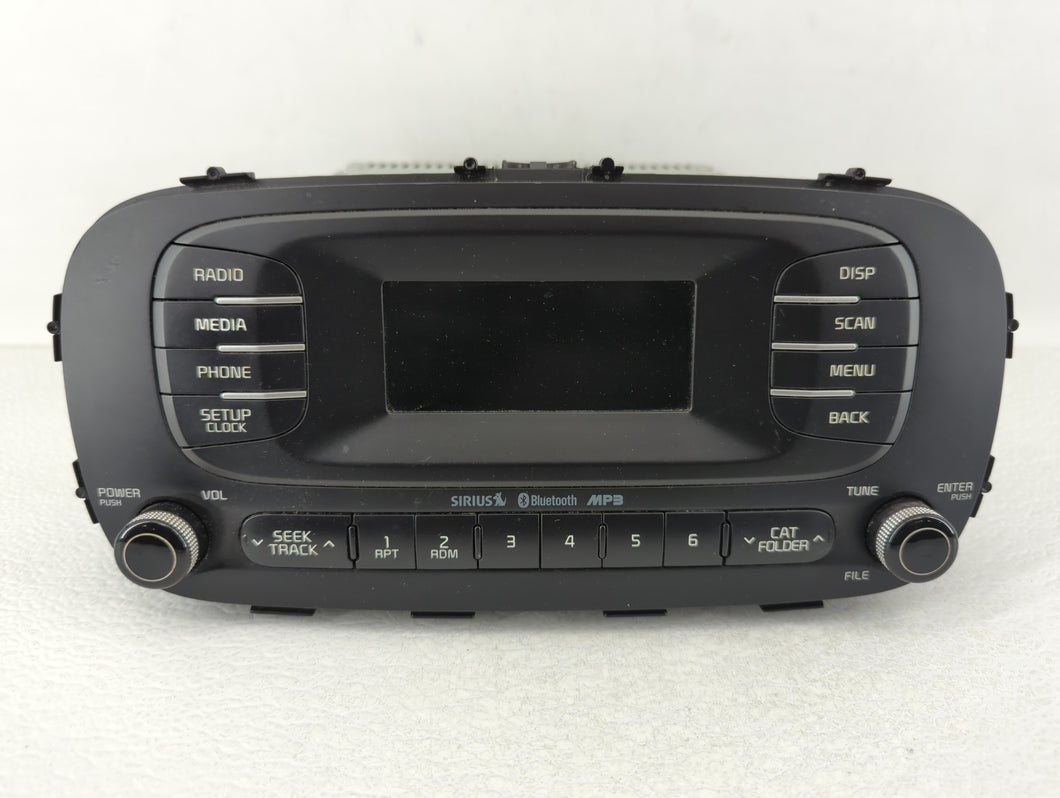 2015-2016 Kia Soul Radio AM FM Cd Player Receiver Replacement P/N:96170-B2090CA Fits 2015 2016 OEM Used Auto Parts