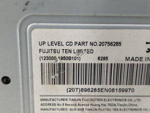 2009-2010 Chevrolet Impala Radio AM FM Cd Player Receiver Replacement P/N:20756285 39028880 Fits 2009 2010 OEM Used Auto Parts