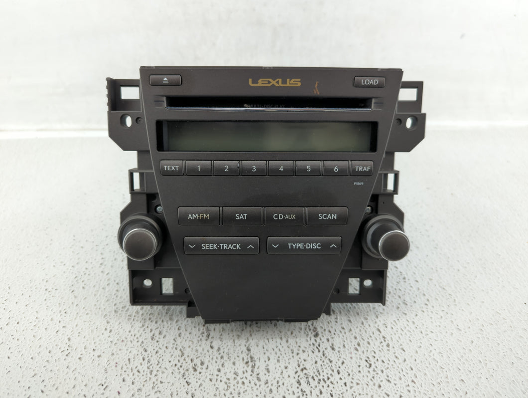 2010-2012 Lexus Es350 Radio AM FM Cd Player Receiver Replacement P/N:86431-33010 86805-53240 Fits 2010 2011 2012 OEM Used Auto Parts