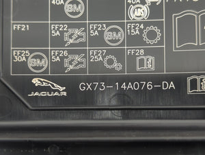 2016-2019 Jaguar Xf Fusebox Fuse Box Panel Relay Module P/N:GX73-14A076-DA Fits 2016 2017 2018 2019 OEM Used Auto Parts