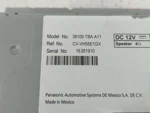 2016-2017 Honda Civic Radio AM FM Cd Player Receiver Replacement P/N:39100-TBA-A11 Fits 2016 2017 OEM Used Auto Parts