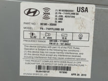 2011 Hyundai Sonata Radio AM FM Cd Player Receiver Replacement P/N:96180-3Q000 Fits OEM Used Auto Parts