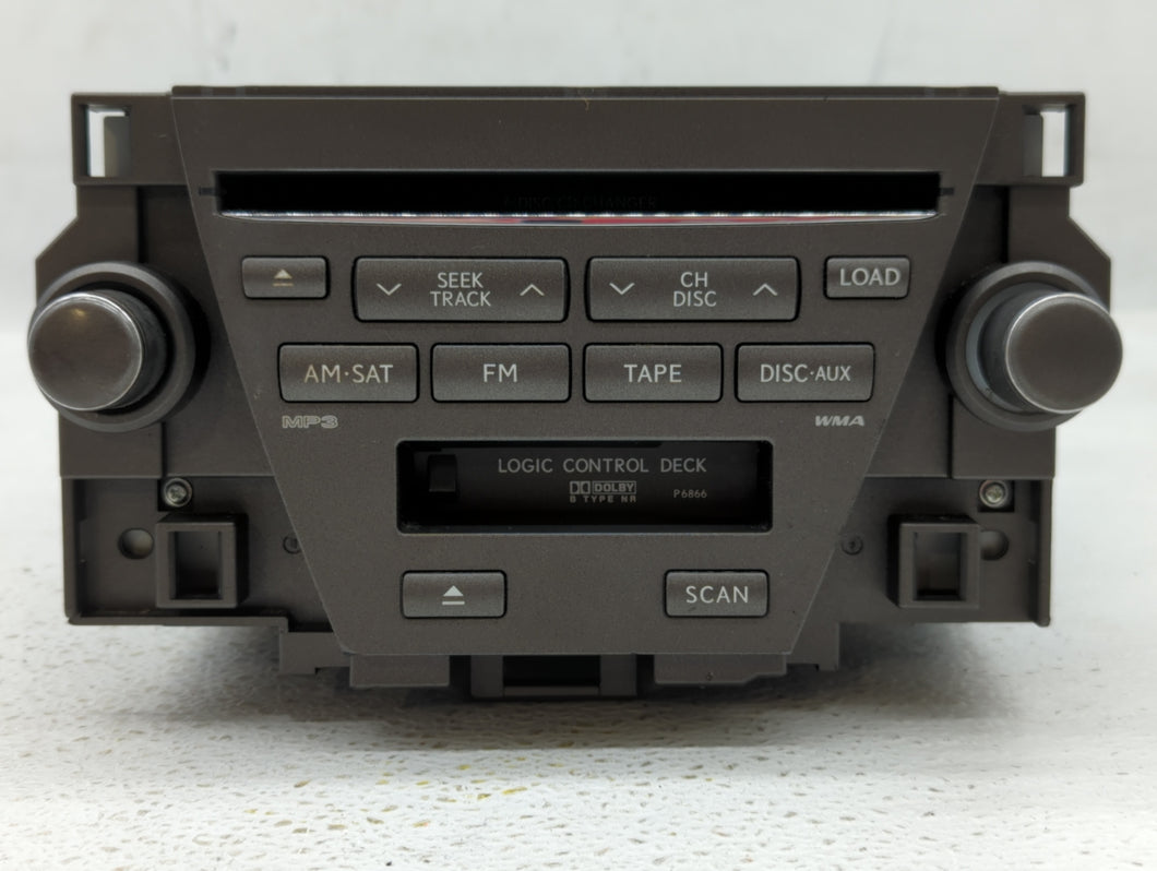 2007-2009 Lexus Es350 Radio AM FM Cd Player Receiver Replacement P/N:86120-33730 Fits 2007 2008 2009 OEM Used Auto Parts