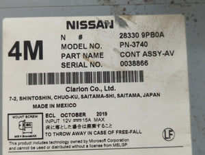 2017-2020 Nissan Pathfinder Radio AM FM Cd Player Receiver Replacement P/N:28330 9PB0A 277609PM0A Fits 2017 2018 2019 2020 OEM Used Auto Parts