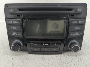 2013-2014 Hyundai Sonata Radio AM FM Cd Player Receiver Replacement P/N:96180-3Q700 Fits 2013 2014 OEM Used Auto Parts