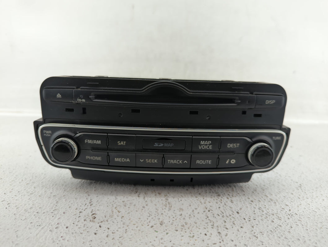 2014-2015 Kia Cadenza Radio AM FM Cd Player Receiver Replacement P/N:96560-3R116 Fits 2014 2015 OEM Used Auto Parts