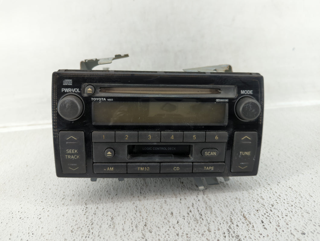 2002-2004 Toyota Camry Radio AM FM Cd Player Receiver Replacement P/N:86120-AA040 Fits 2002 2003 2004 OEM Used Auto Parts