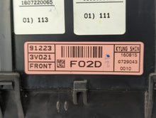 2015-2017 Hyundai Azera Fusebox Fuse Box Panel Relay Module P/N:91223 3V021 Fits 2015 2016 2017 OEM Used Auto Parts