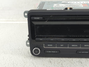 2011-2014 Volkswagen Jetta Radio AM FM Cd Player Receiver Replacement P/N:1K0 035 164 F Fits 2011 2012 2013 2014 2015 2016 OEM Used Auto Parts