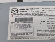 2013-2015 Mazda Cx-9 Radio AM FM Cd Player Receiver Replacement P/N:TK21 66 DV0B Fits 2013 2014 2015 OEM Used Auto Parts