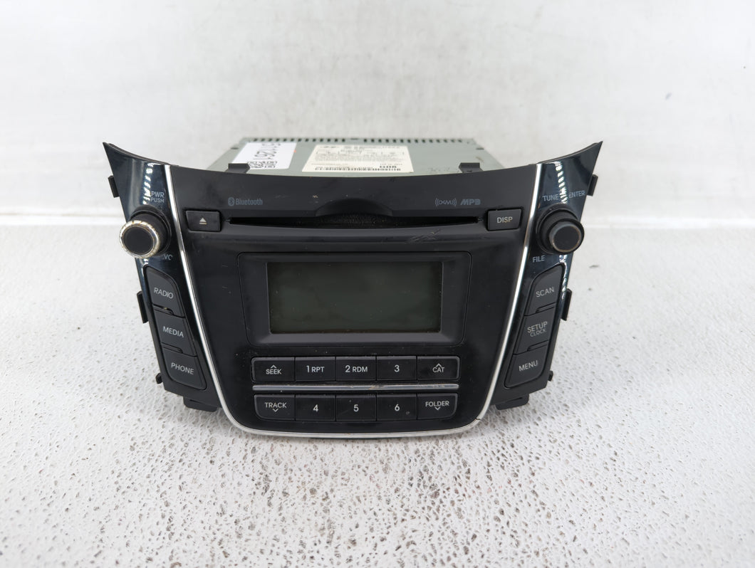 2013-2015 Hyundai Elantra Radio AM FM Cd Player Receiver Replacement P/N:96170-A5160GU Fits 2013 2014 2015 OEM Used Auto Parts